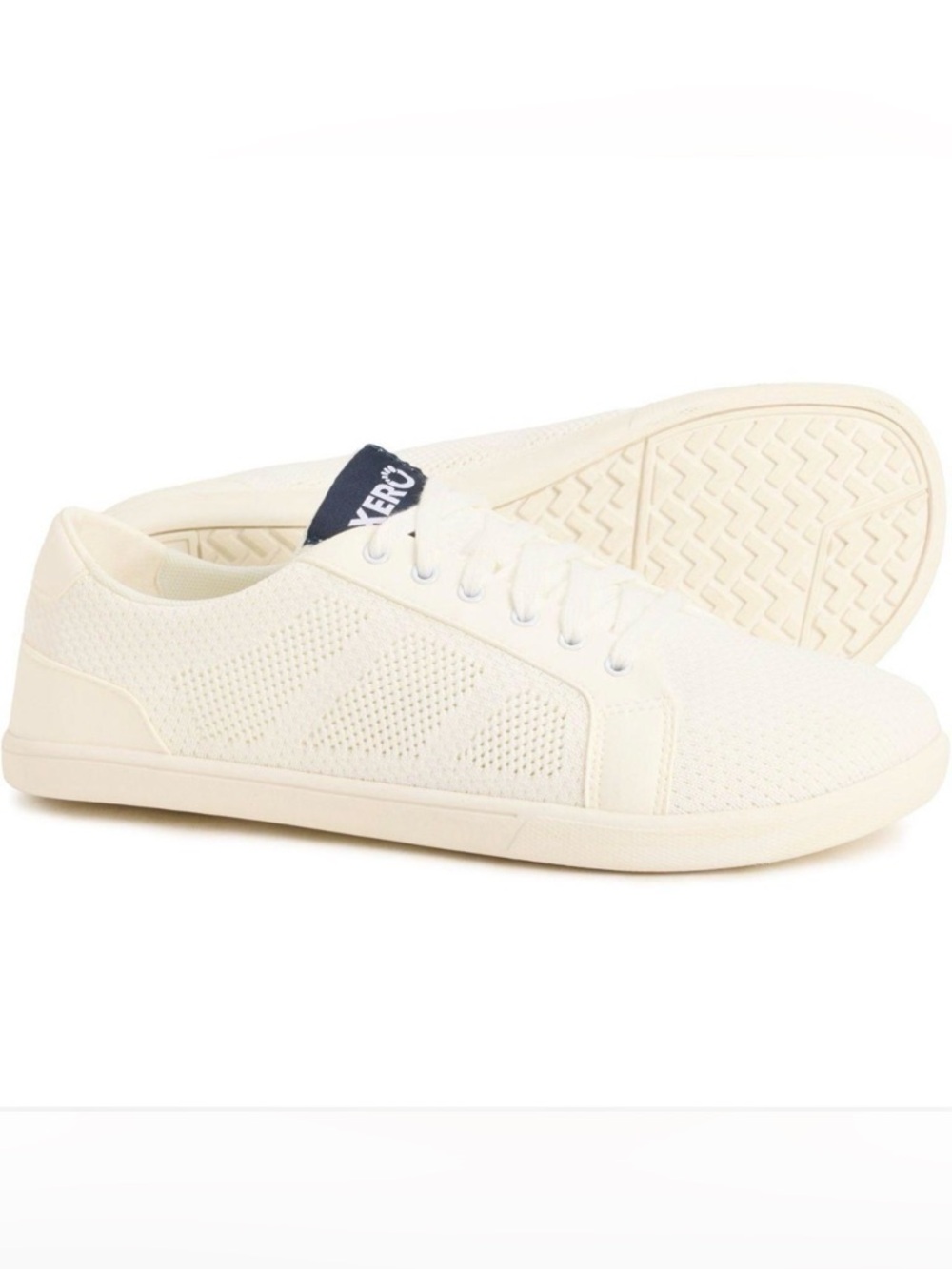 Xero Shoes Men's Dillon Barefoot Minimalist Classic Sneaker White Size 8.5 Comfy